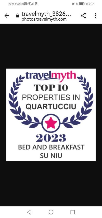 Bed And Breakfast Su Niu Quartucciu Exterior photo